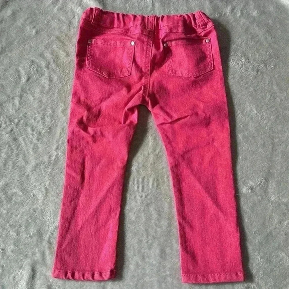 Lily  & Jack - New - cotton denim style pants with silver trim. Size 18 to 24 mo - Picture 4 of 5